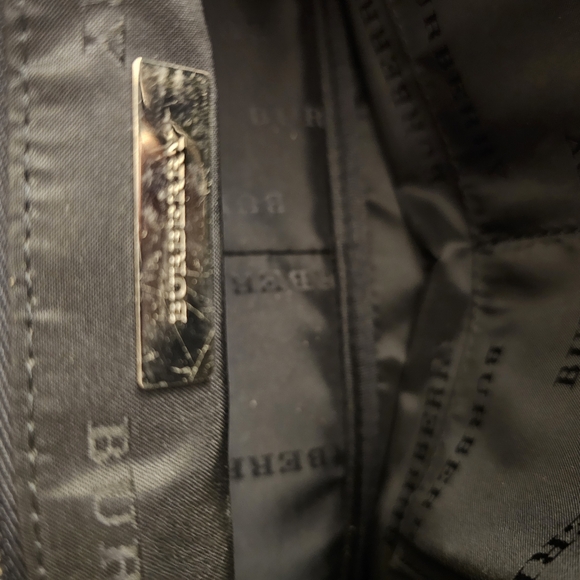 Burberry Grey Plaid Canvas Tote Bag w/ COA - Picture 14 of 15